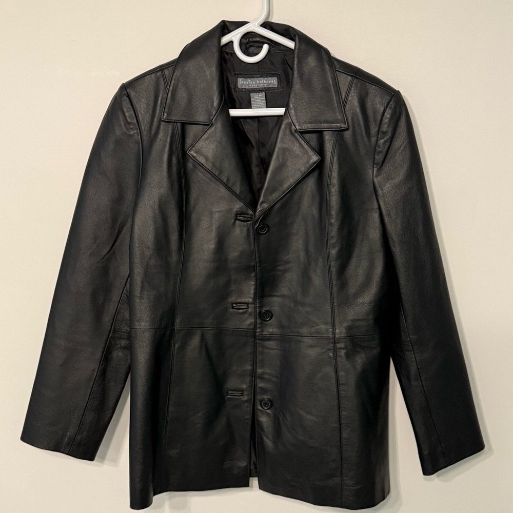 Women's Black Leather Jacket